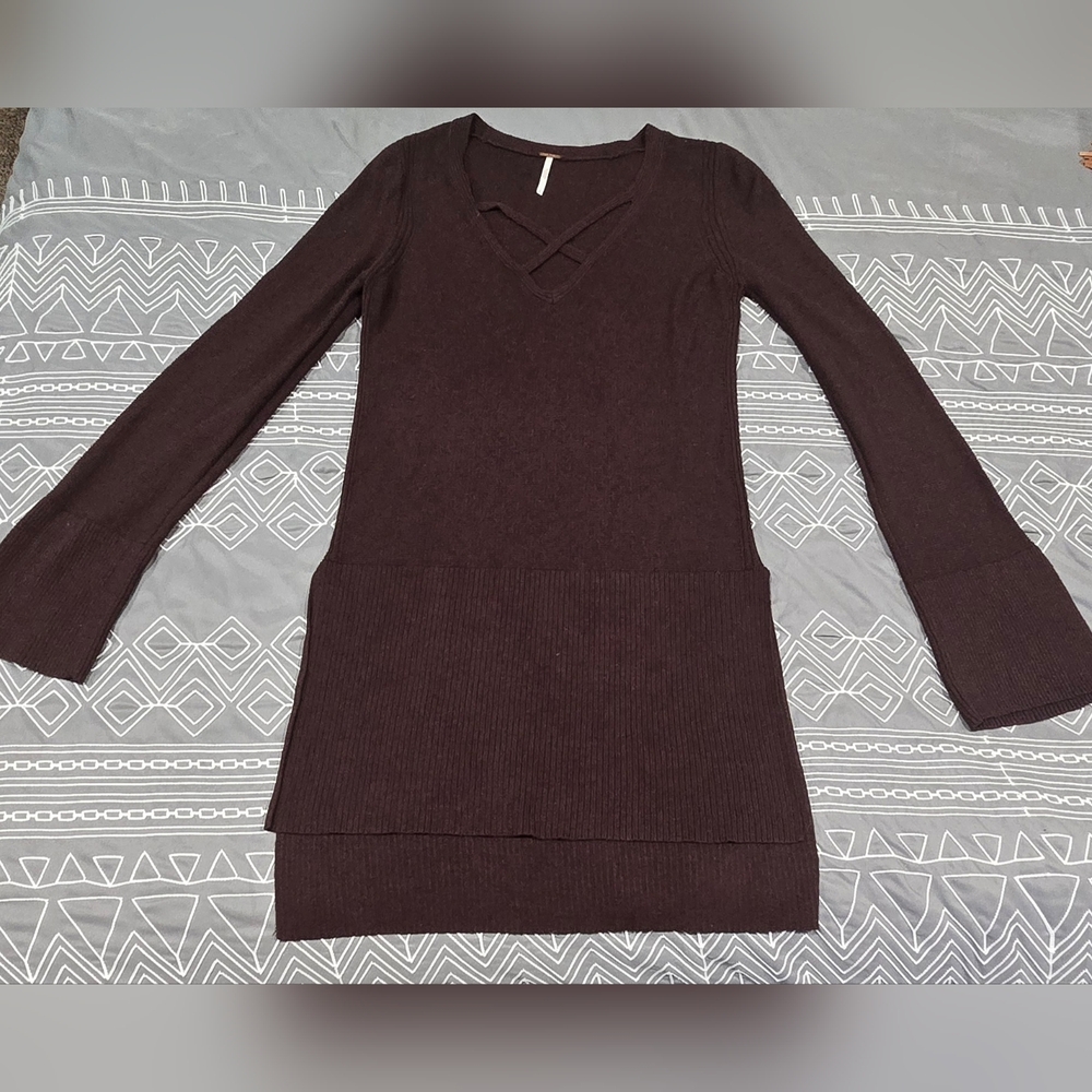 Free People Crisscross Tunic Size Small